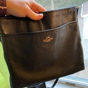 Black coach purse
